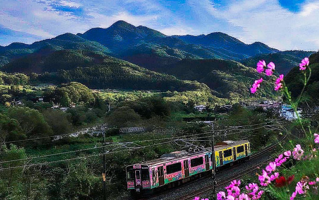 名久井岳と鉄道