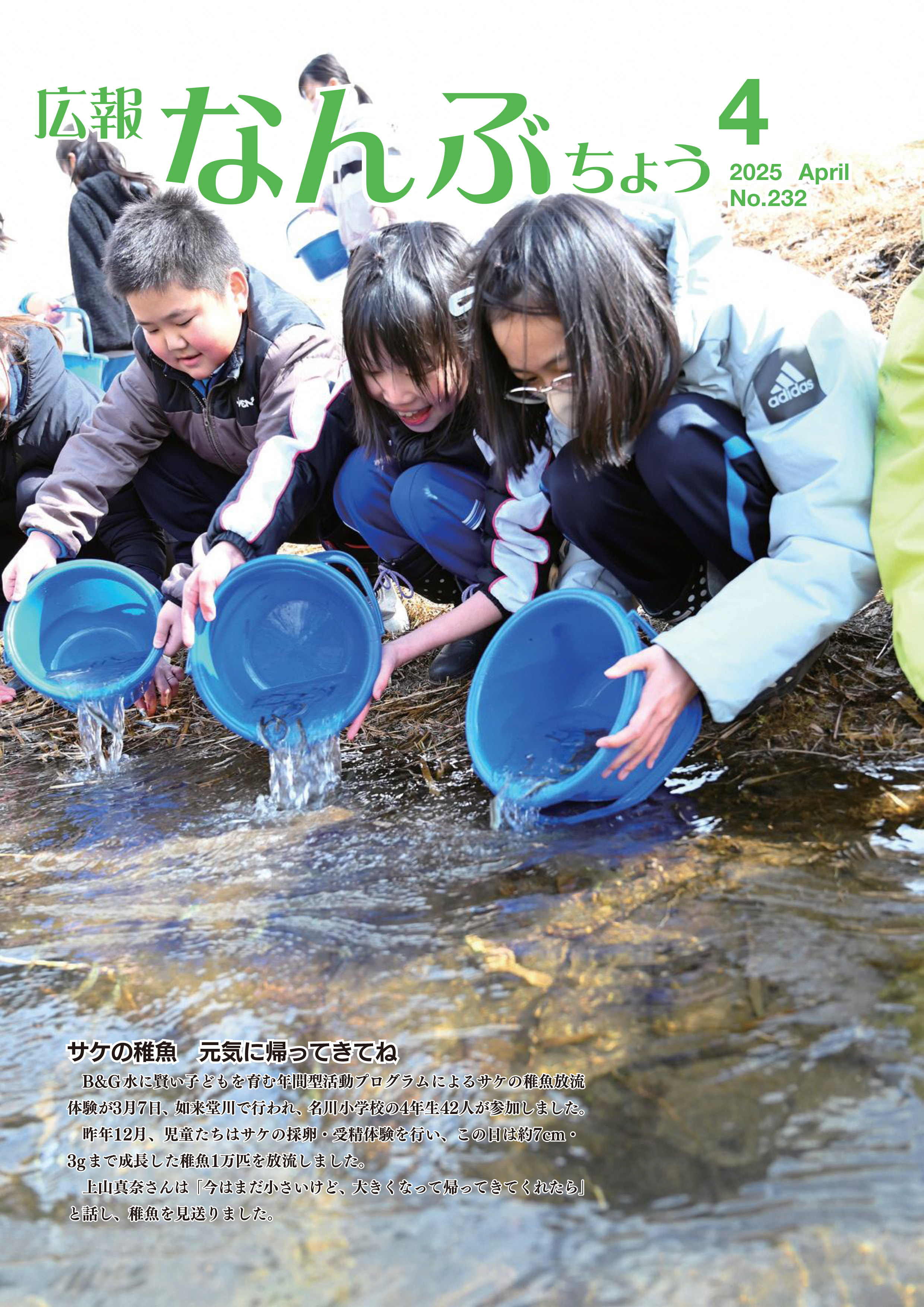 広報なんぶちょう表紙