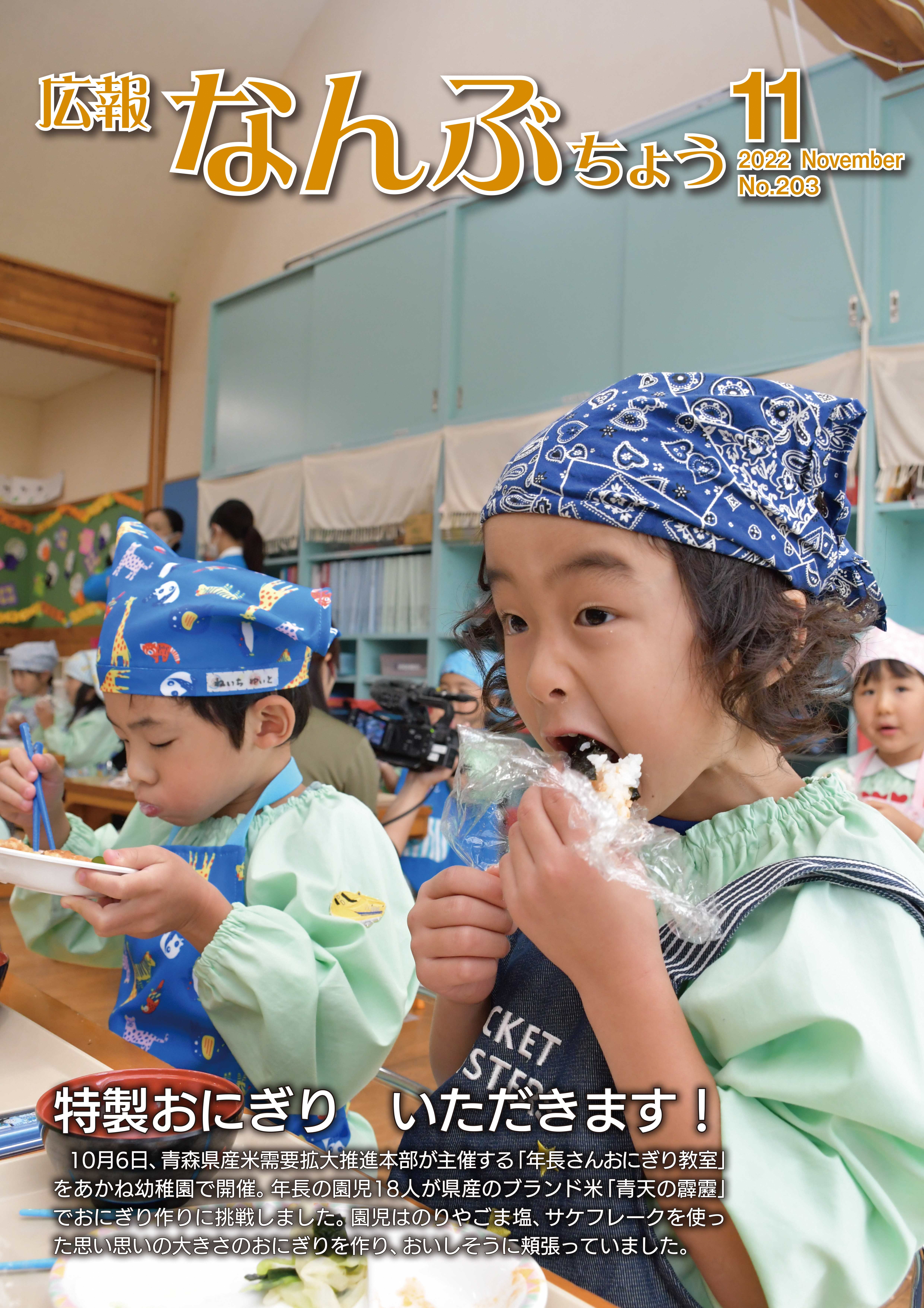 広報なんぶちょう「令和3年11月号」