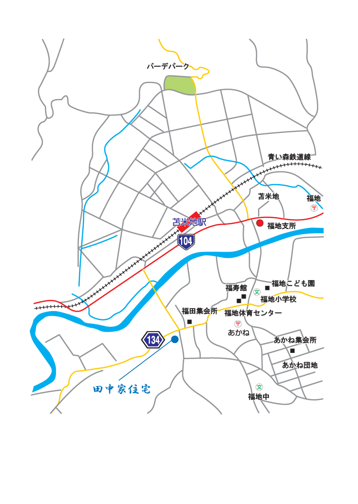 文化財マップ（福地）