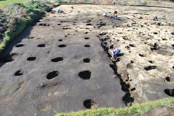 掘立柱建物跡（ほったて　ばしら　たてもの　あと）の画像1
