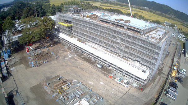 工事状況 全景の画像（令和2年9月）