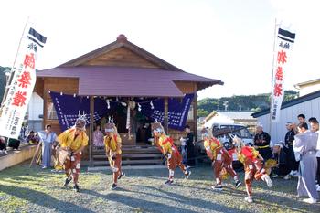 剣吉諏訪神社鹿踊の画像