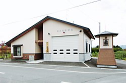 南部町消防団名川第3分団屯所の外観