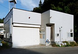 南部町消防団名川第5分団屯所の外観