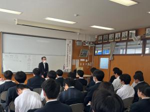 セミナーの様子（名久井農業高等学校）