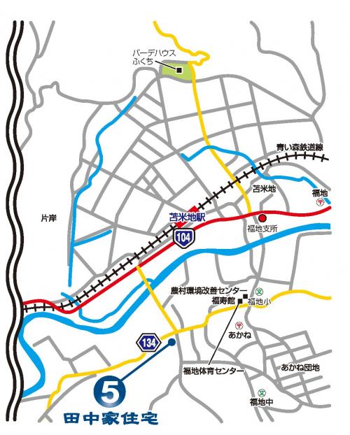 文化財マップ（福地）