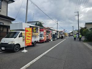 2024南部まつり　キッチンカーの様子